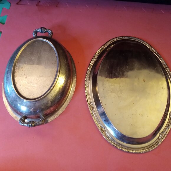 Various oval oblong tray serving dish dinnerware - Picture 14 of 16